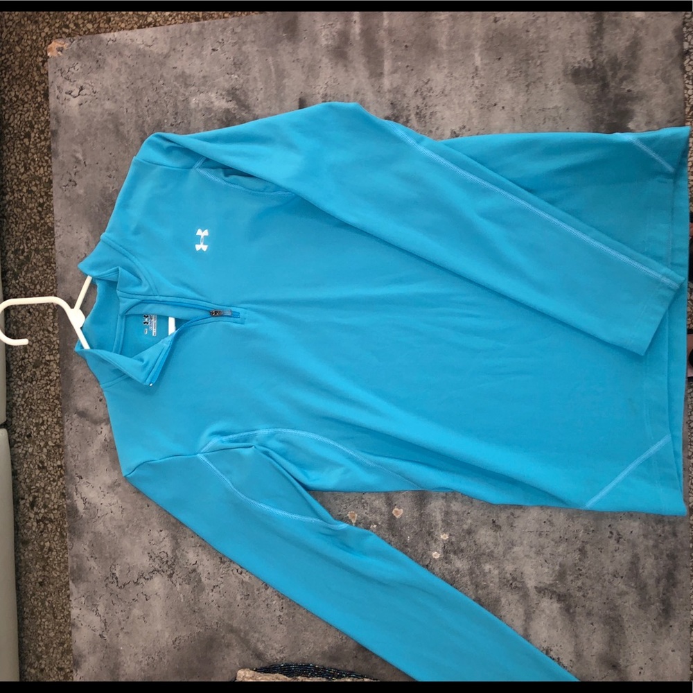 Under Armor half zip up long sleeve shirt.